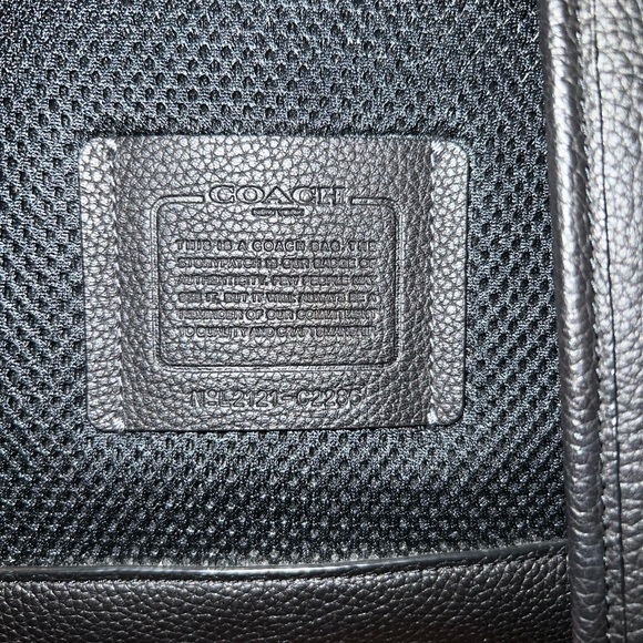 BLACK COACH LEATHER BACKPACK! main image 6